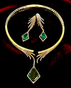 Emerald green ad set