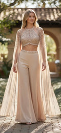 Ivory palazzo fusion set
