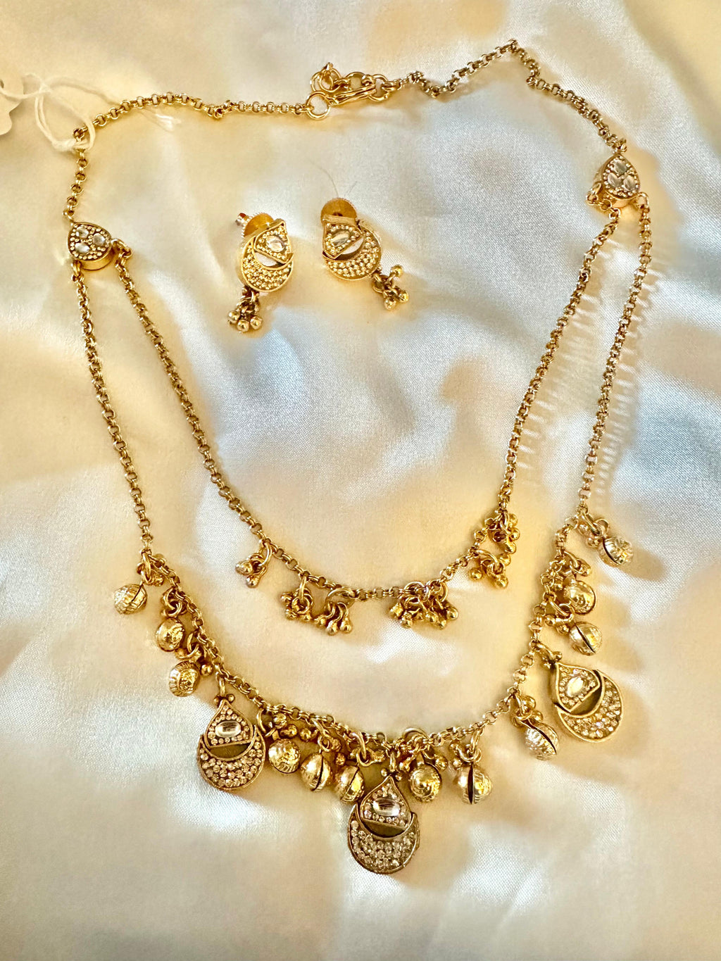 2-layered necklace set