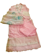 Pink chikankari suit