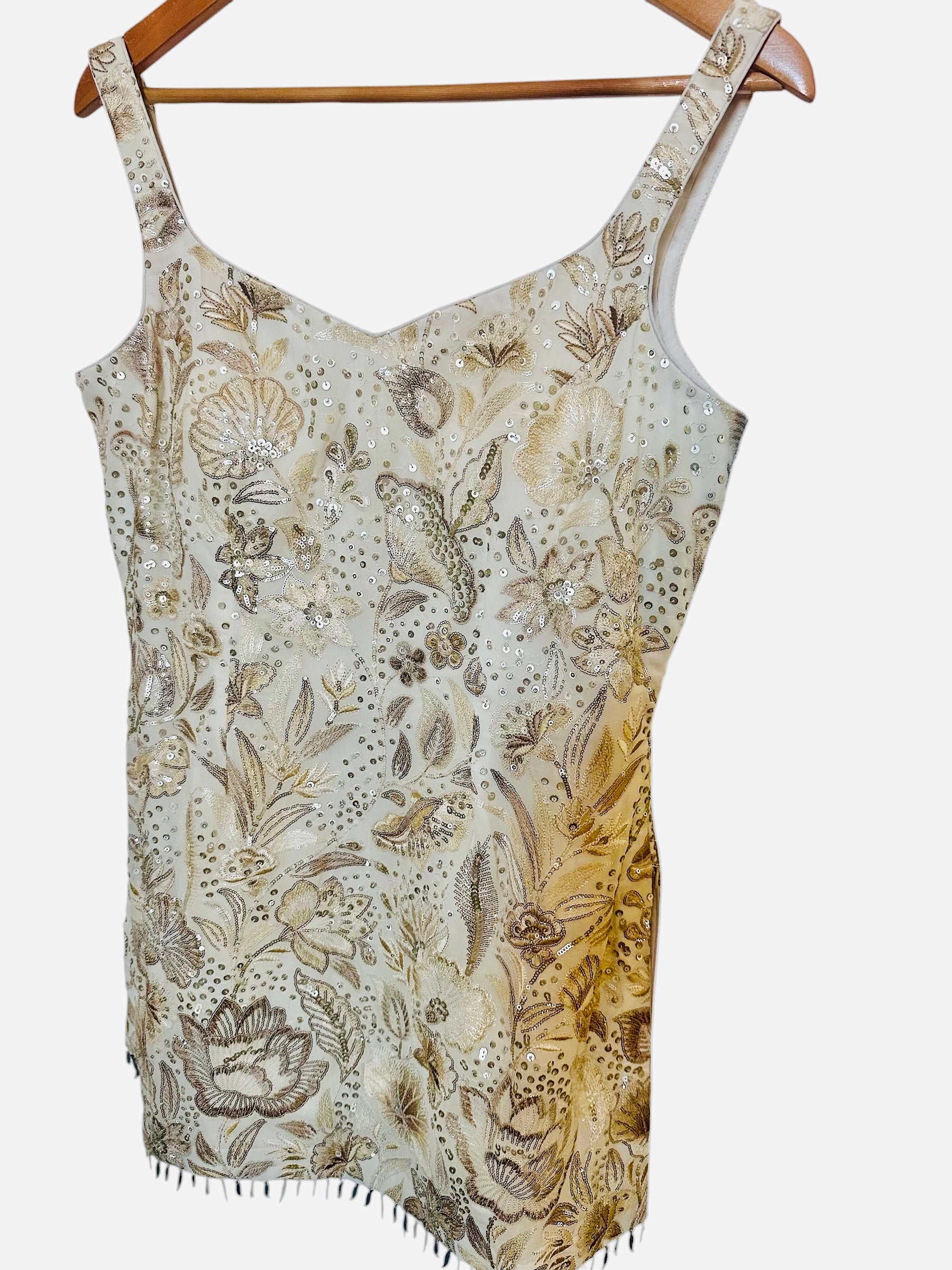 White sequins garara suit