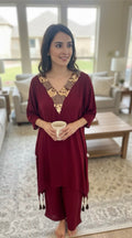 Wine color co-ord set
