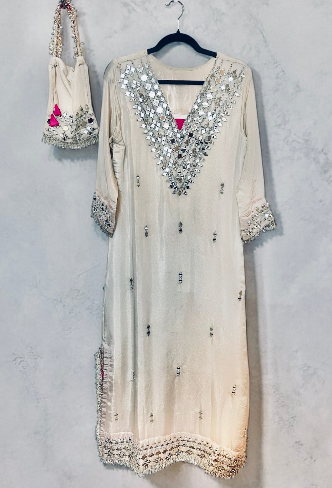 Ivory long dress
