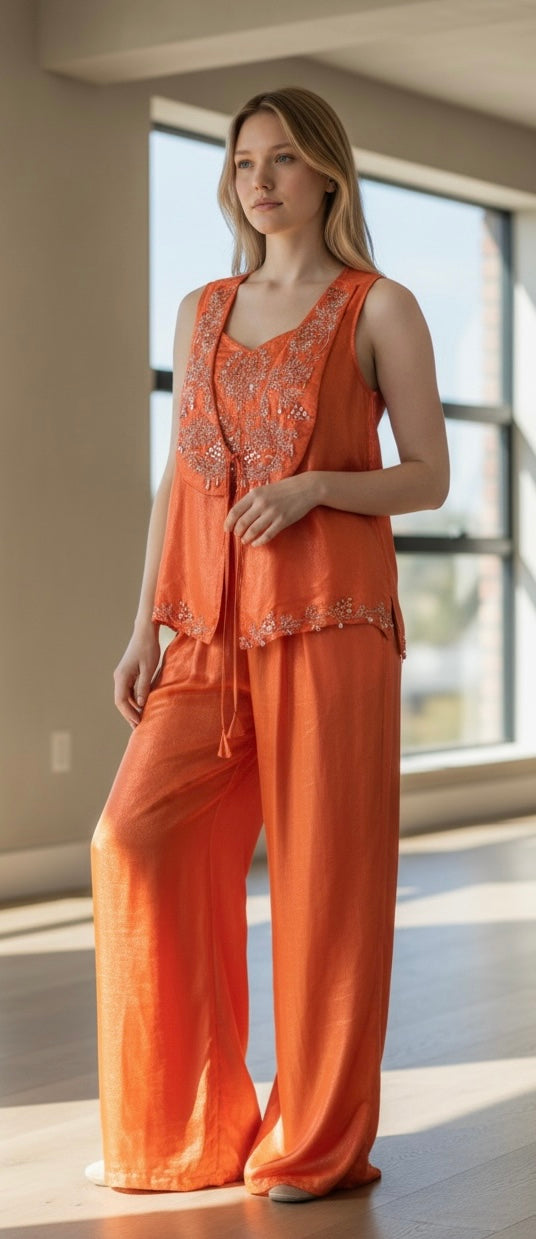 Orange fusion outfit