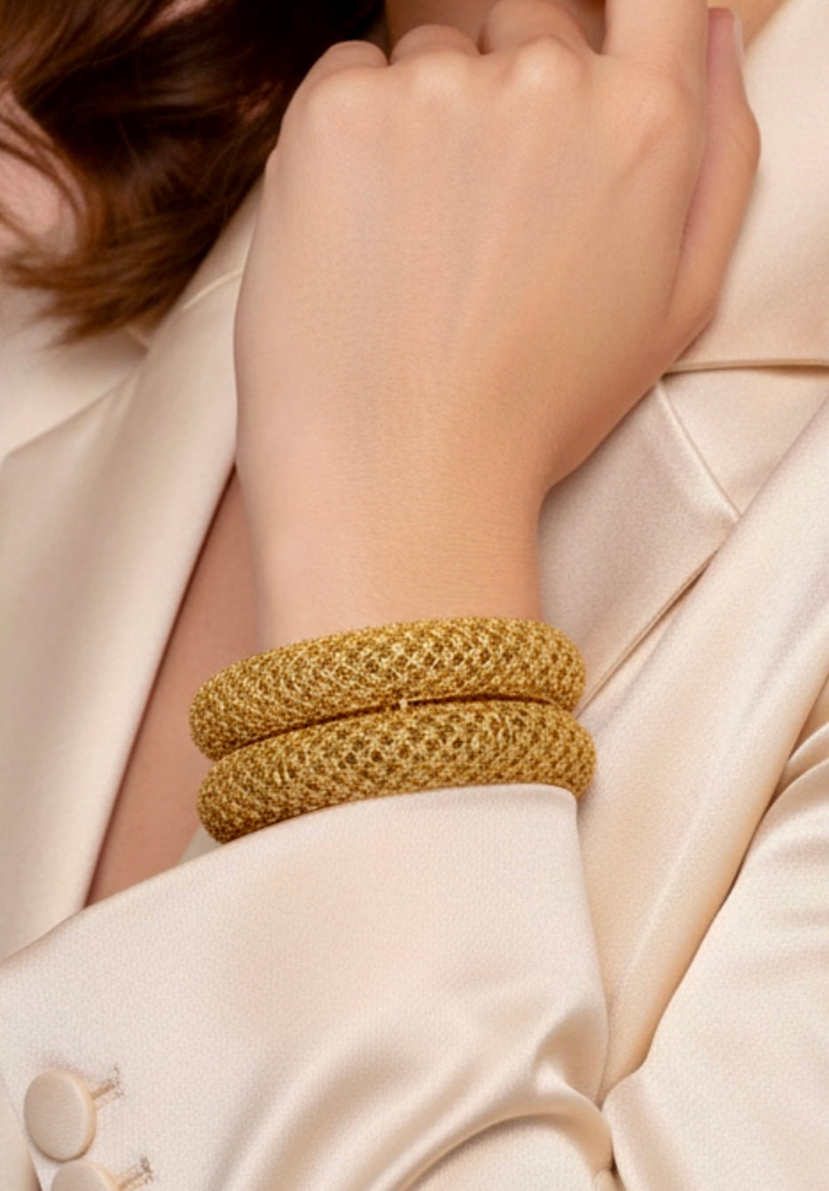 Gold finish kadas set