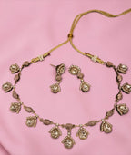 Lavender/pink Polki set
