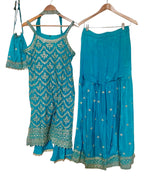 Turquoise garara set