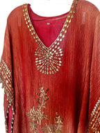 Rustish orange kaftaan set