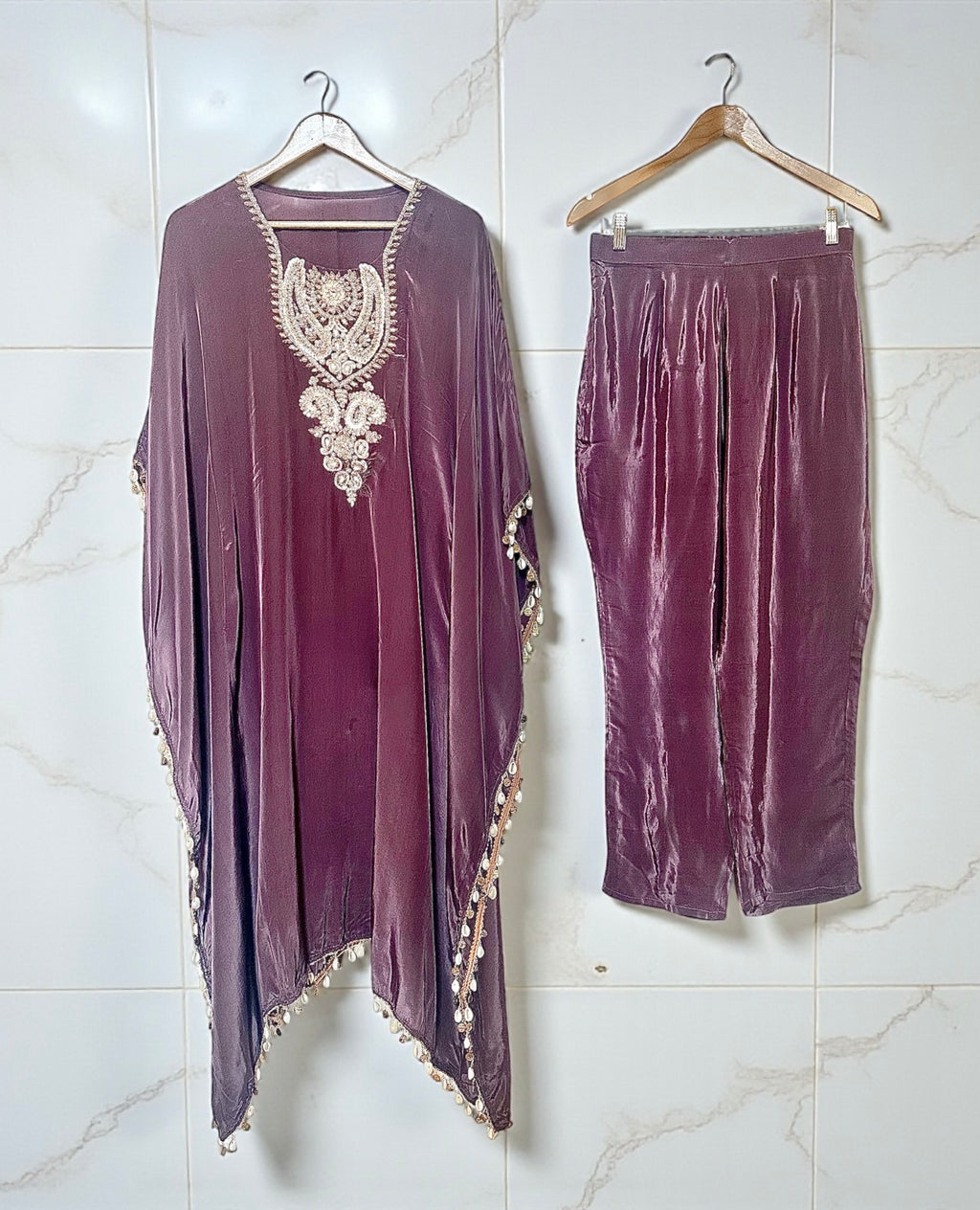 Purple kaftaan set