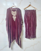 Purple kaftaan set