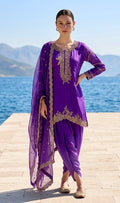 Purple tulip suit set