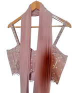 Mauve Sharara corset set