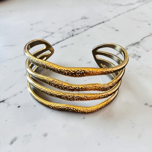Gold finish bracelet