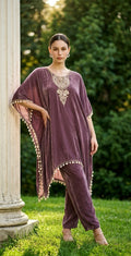 Purple kaftaan set