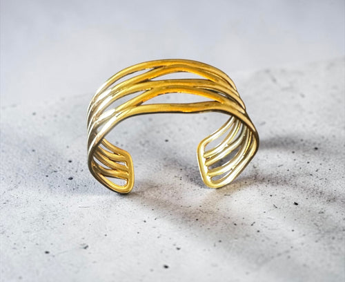 Gold finish bracelet