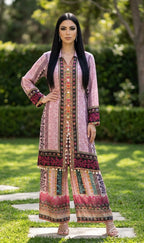 Pink printed co-ord set