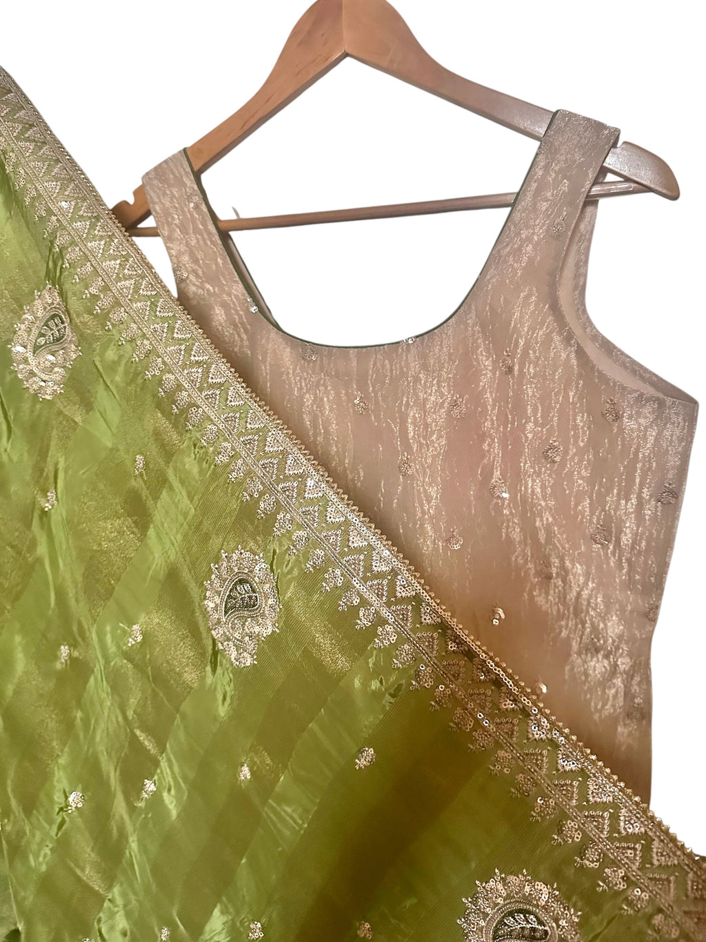 Green n gold suit