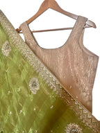 Green n gold suit
