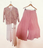Blush pink fusion outfit