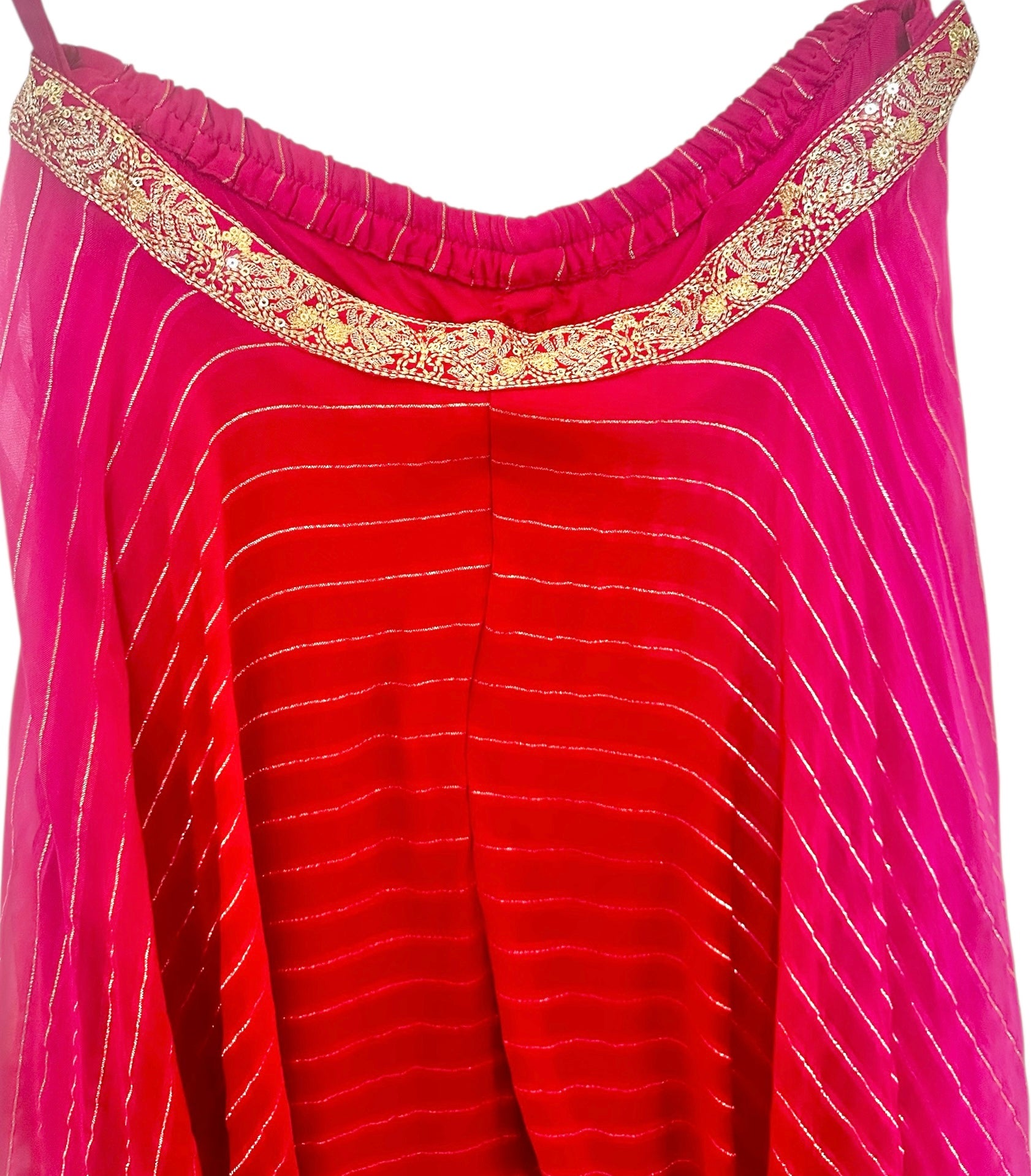 Fuchsia Sharara set