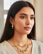 2-layered necklace set