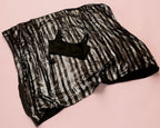 Black n silver sequins saree