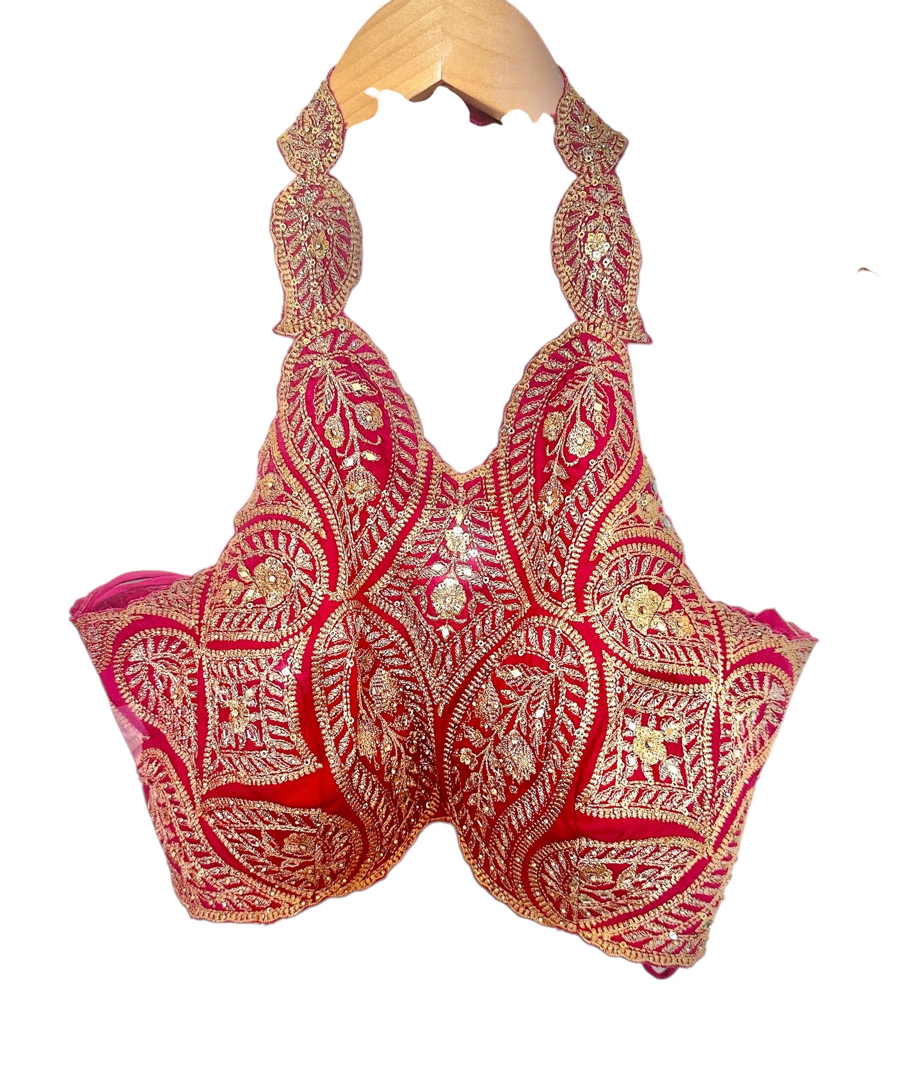 Fuchsia Sharara set