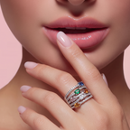 Multi- stone ring
