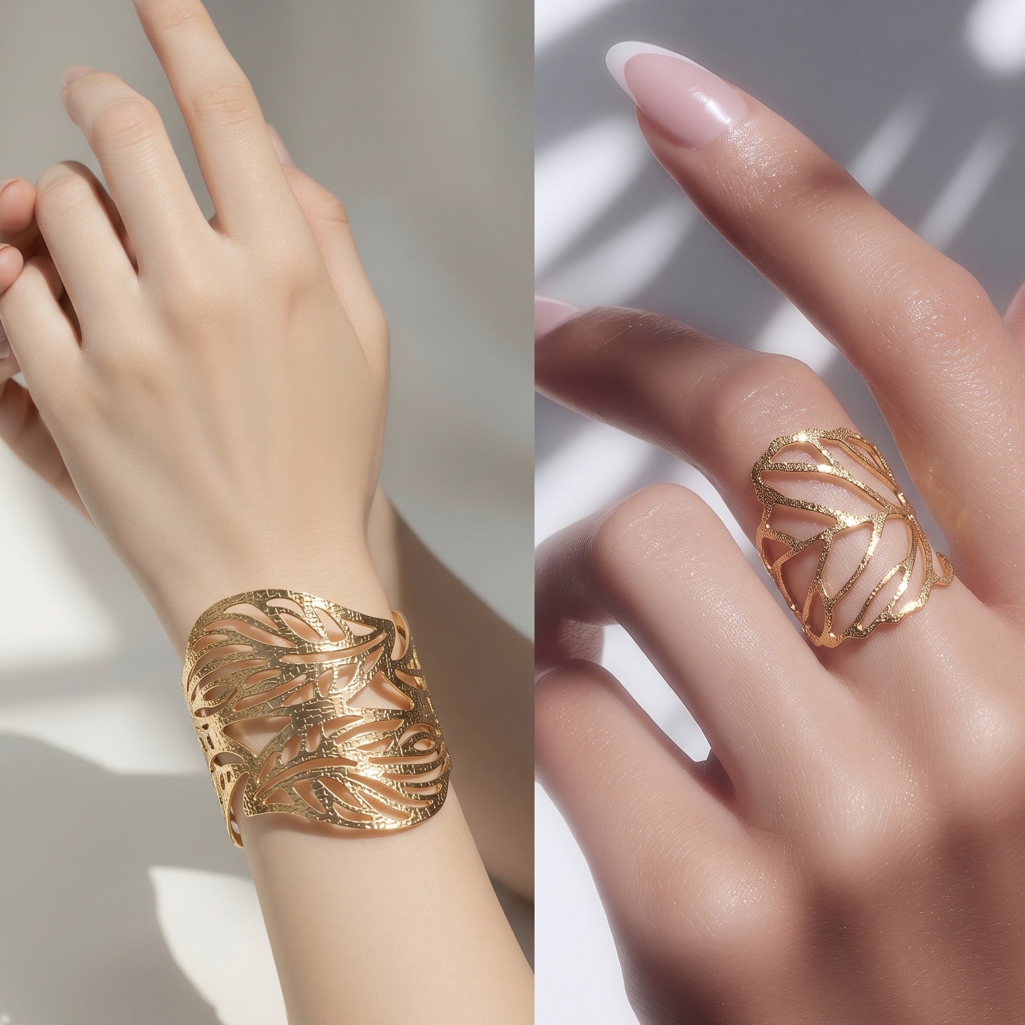 Gold finish set