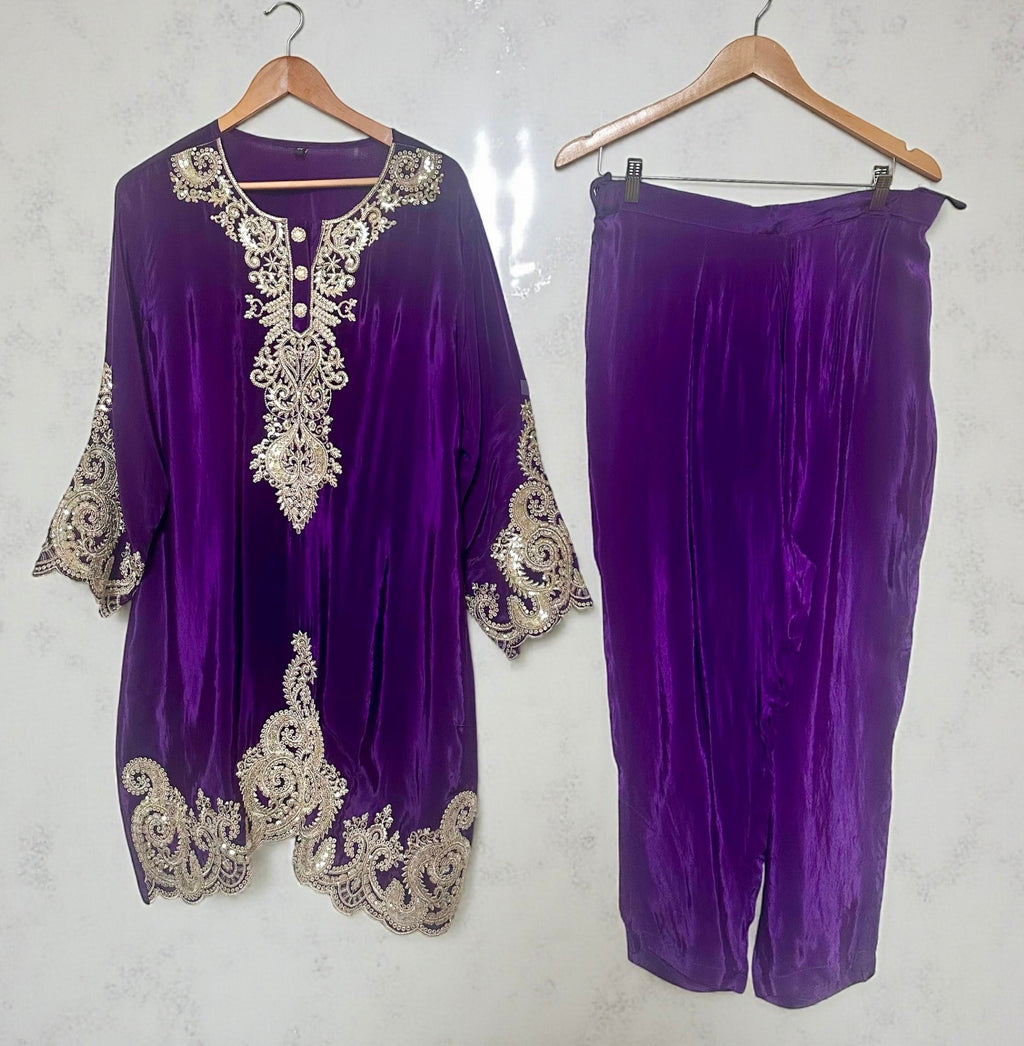 Purple co- ord set