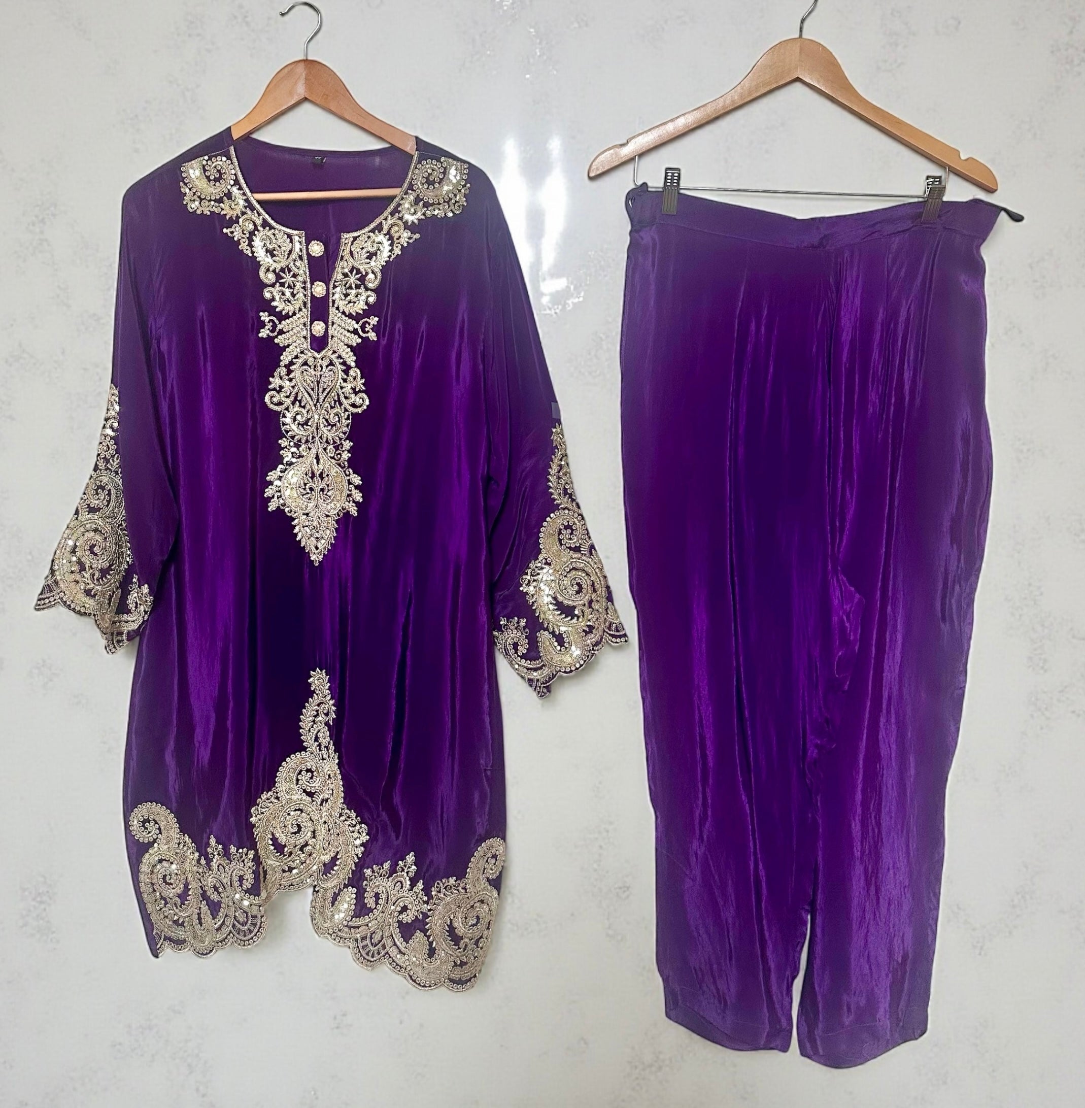 Purple co- ord set