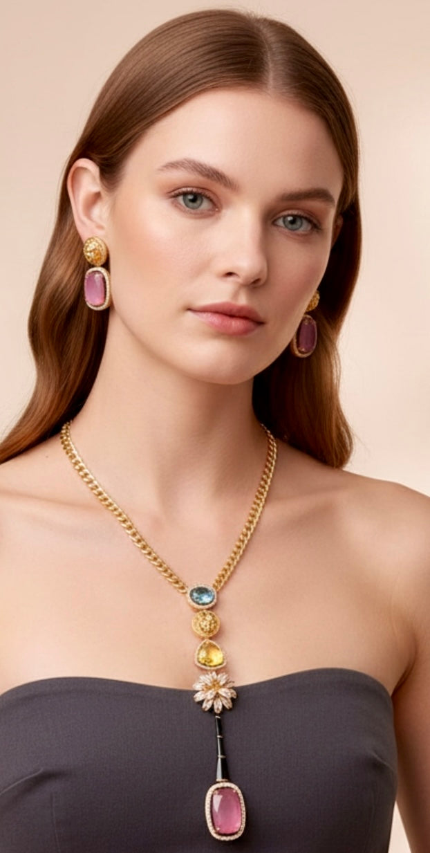 Sabyasachi inspired multi-stone set
