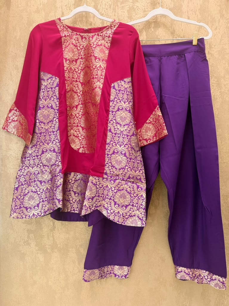Fuchsia/purple co-ord set
