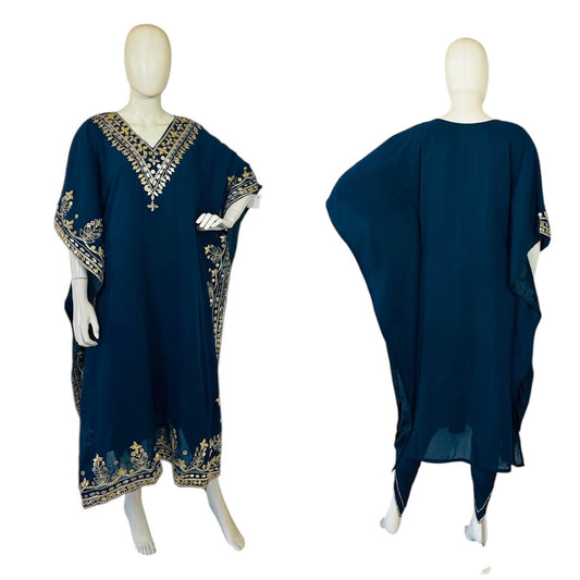 Blue kaftaan set