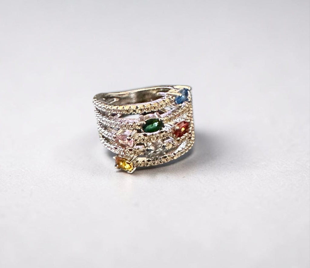 Multi- stone ring