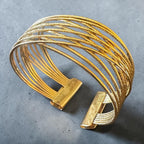 Gold finish bracelet