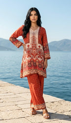 Rustish orange co-ord set