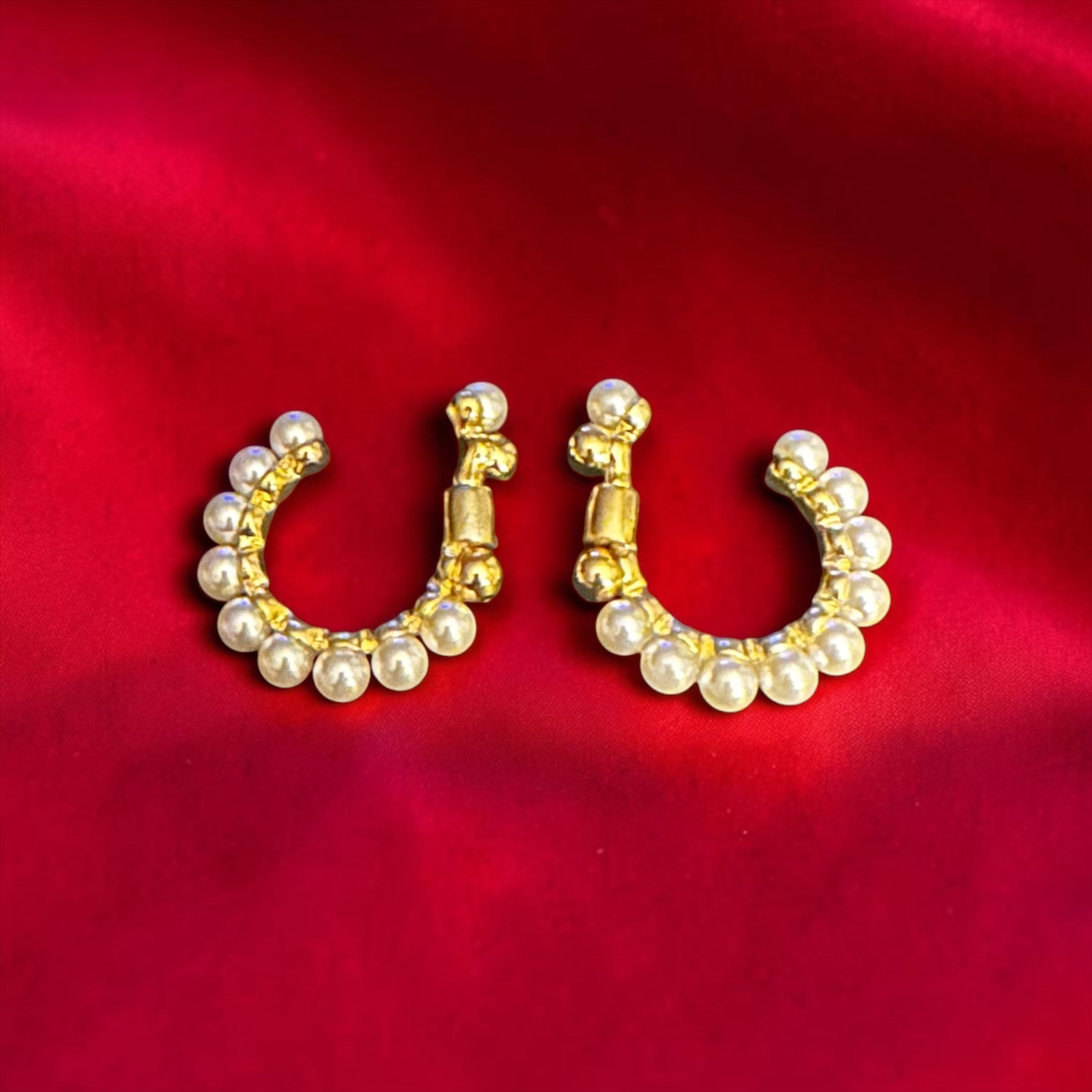 Pearl earrings