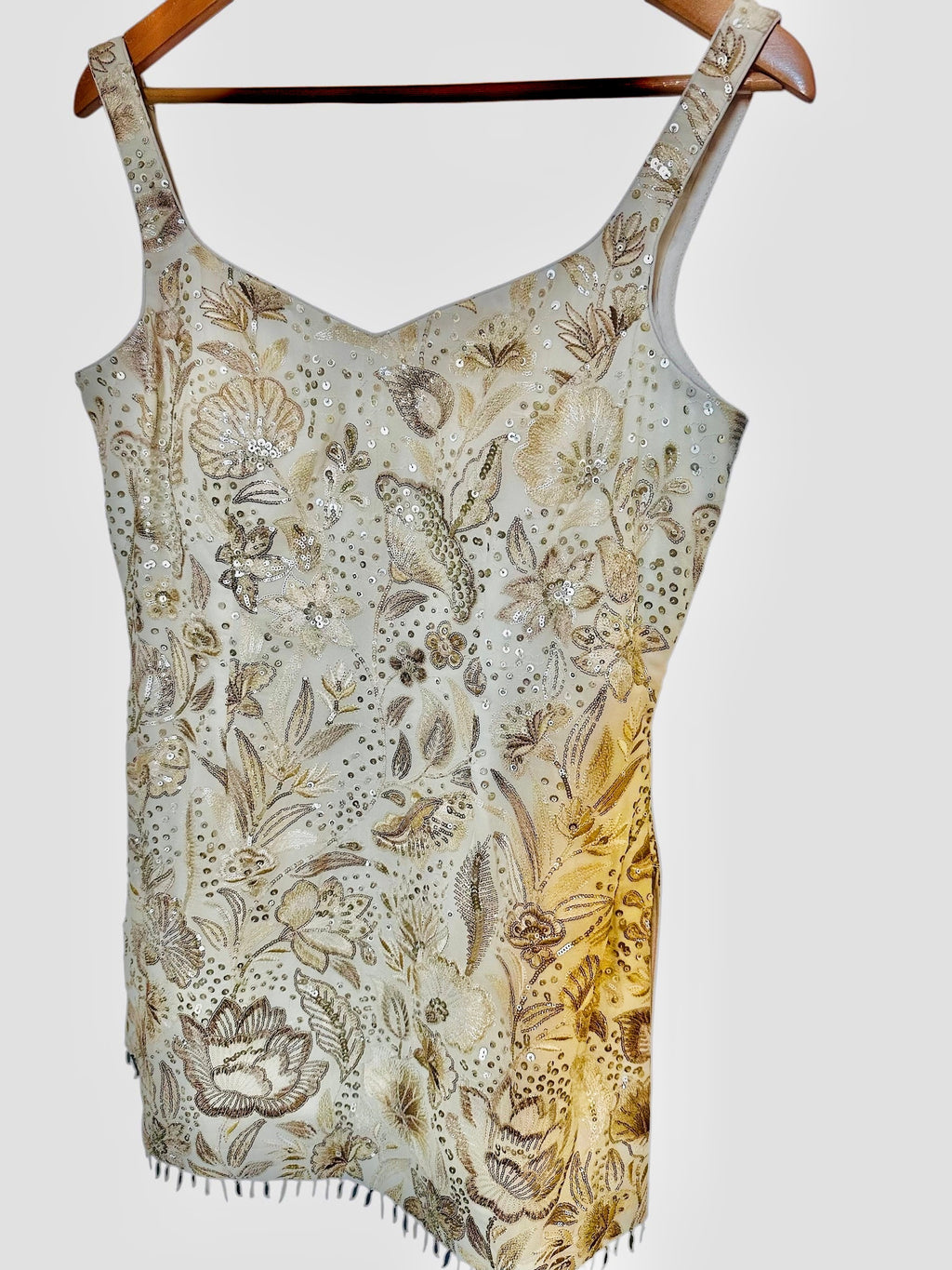 White sequins garara suit