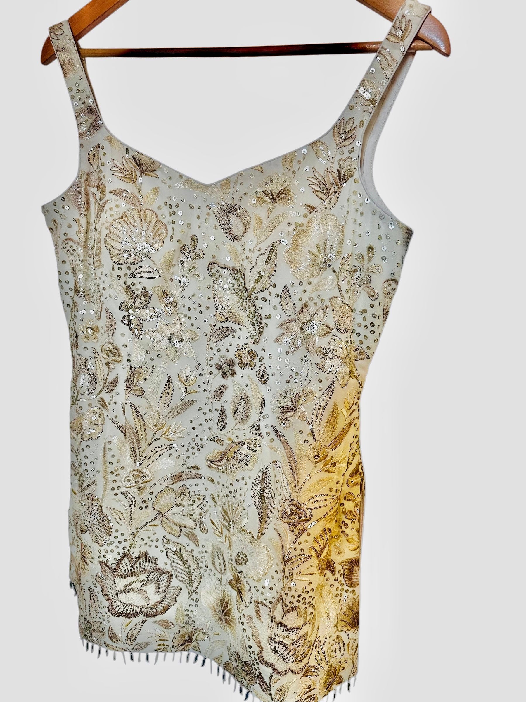 White sequins garara suit