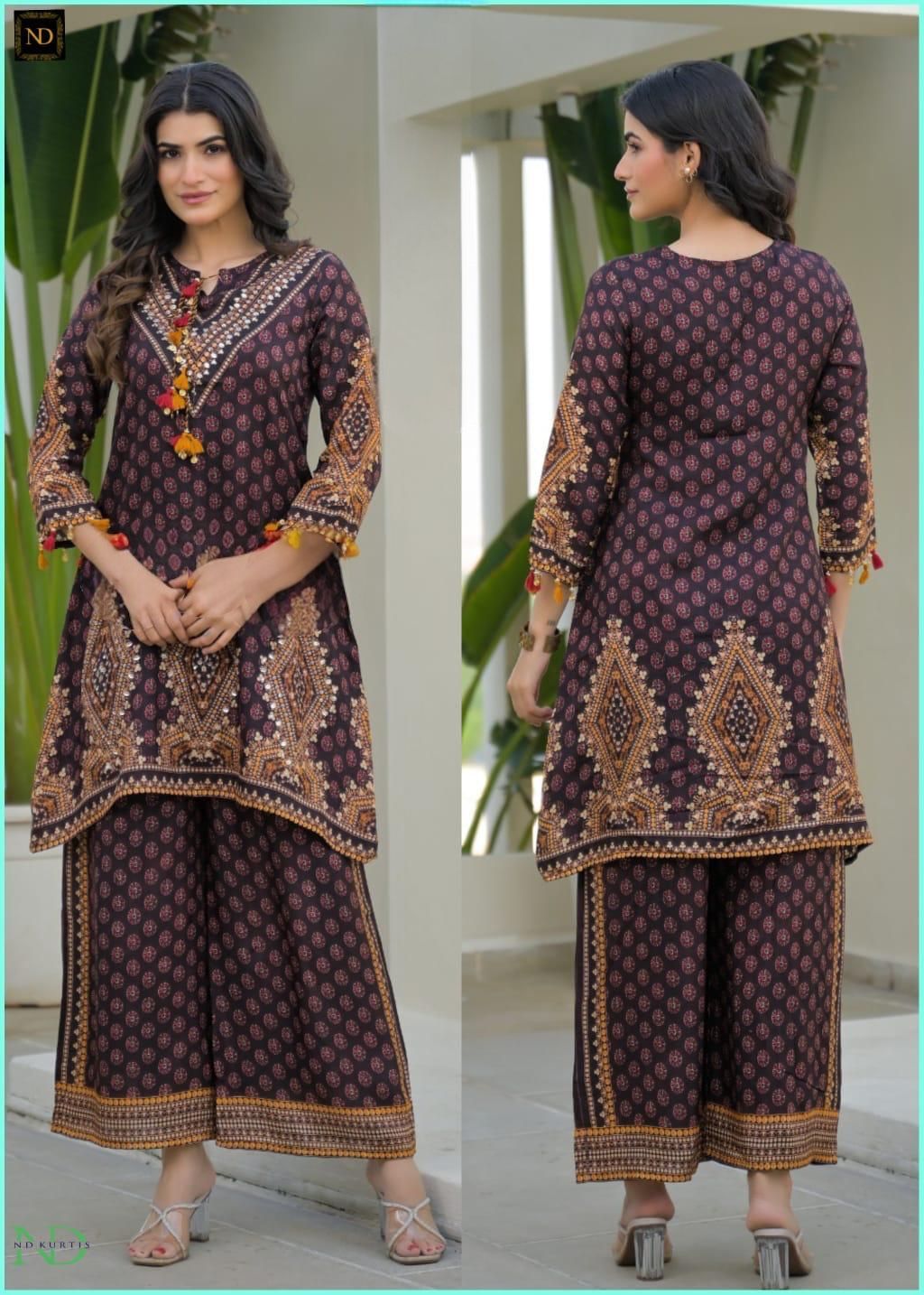 Choclate brown  co-ord set