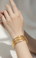 Gold finish bracelet