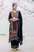 Black swaroski suit