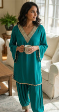 Teal blue co- ord set