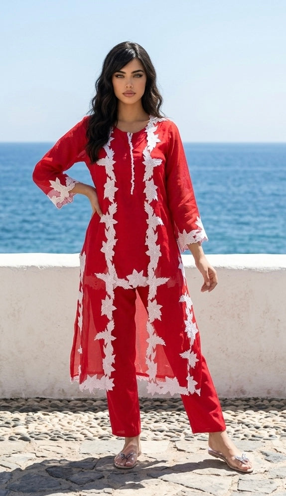 Red co-ord set