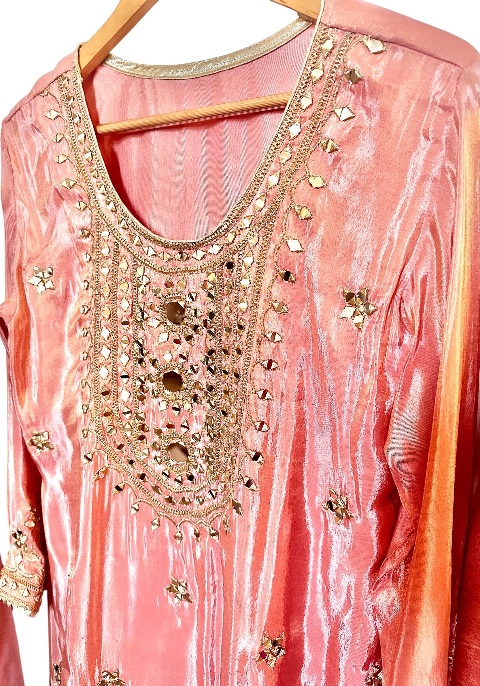 Pink Sharara suit