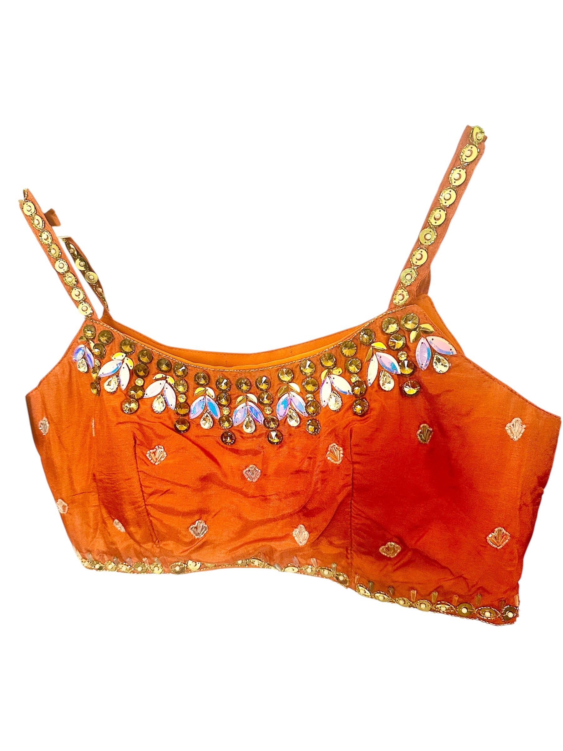 Rustish orange fusion outfit