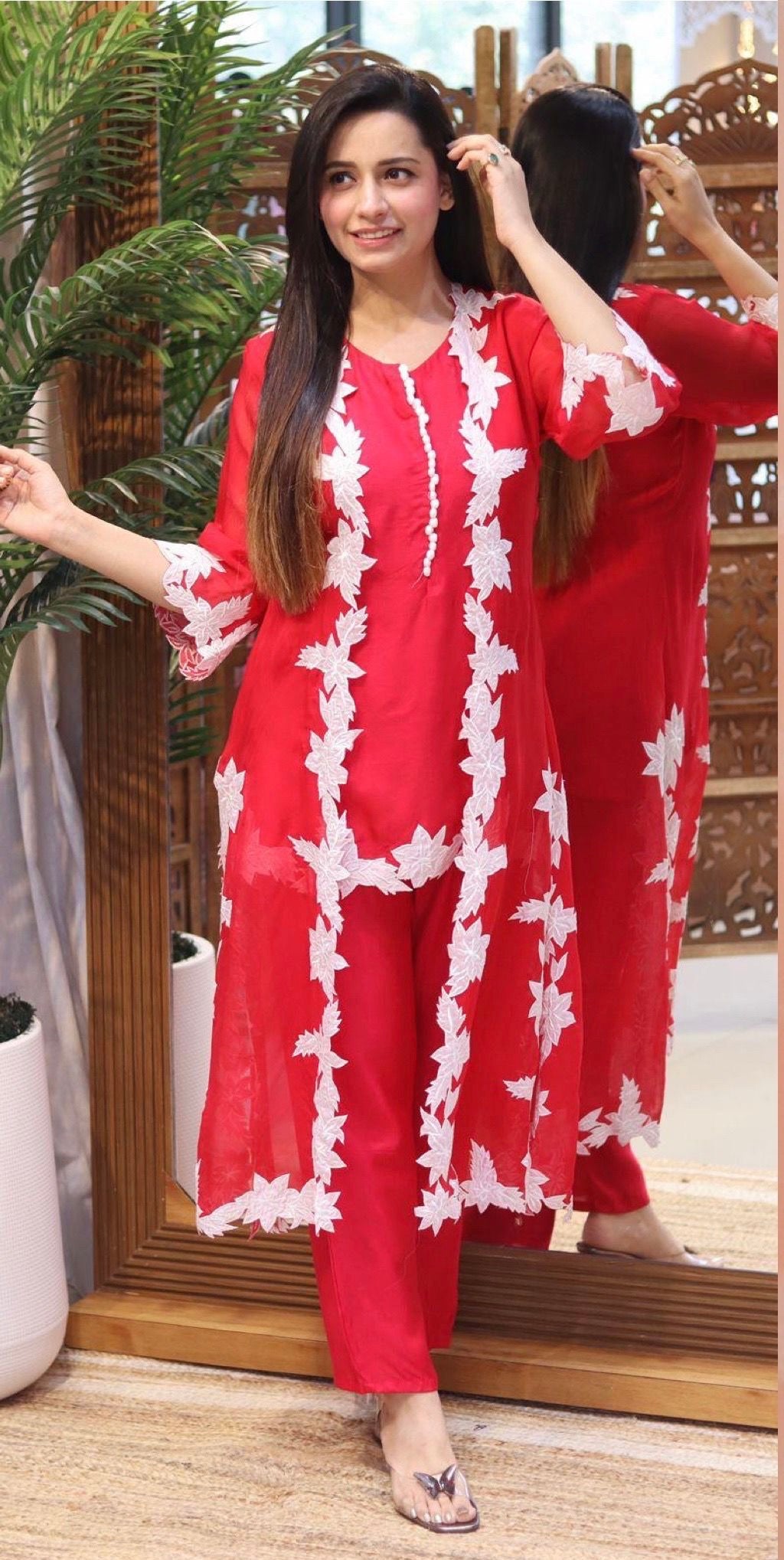 Red co-ord set