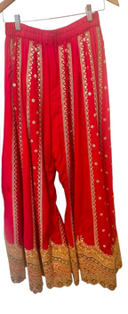 Red Sharara suit