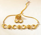 Gold finish choker set